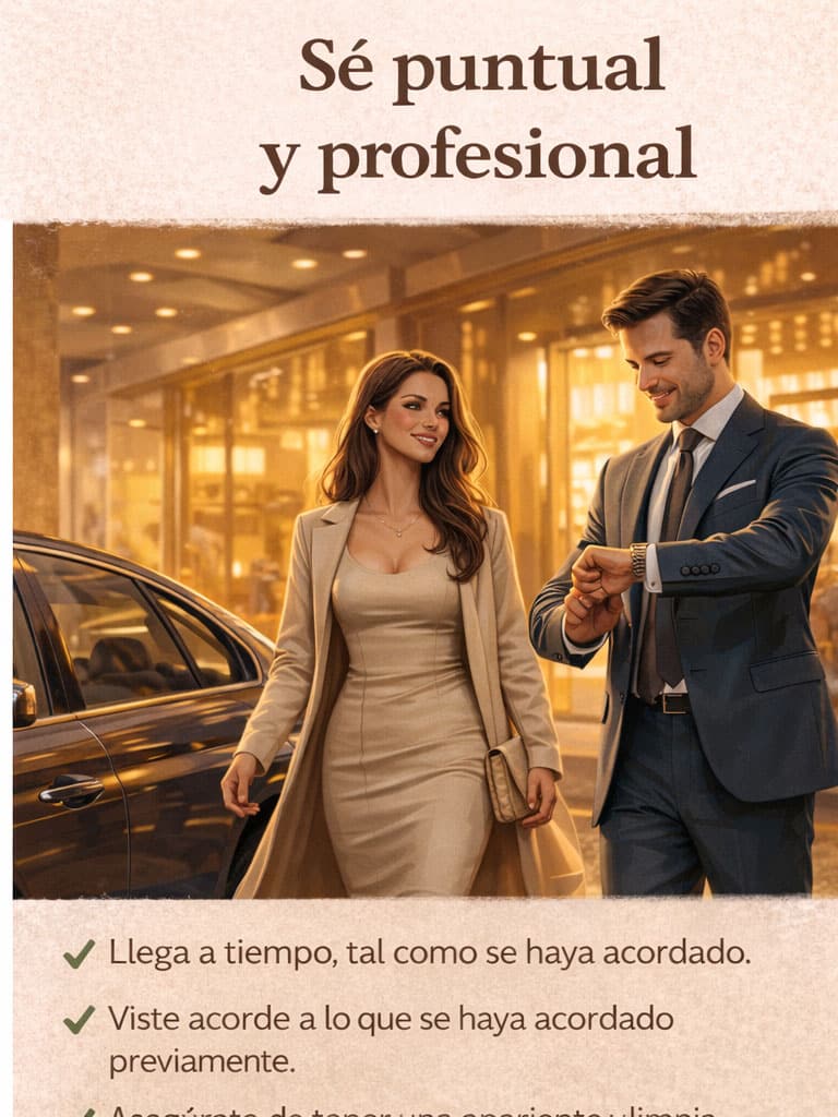 Se puntual y profesional