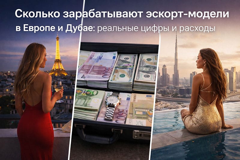 Сколько зарабатывают эскорт-модели в Европе и Дубае